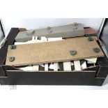 A large box of parts of French Hornby O gauge stations and other buildings