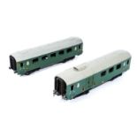 French Hornby O gauge SNCF two carriages 1st/2nd class and 3rd class
