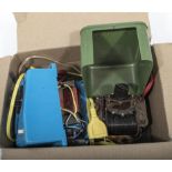 A small box of transformer parts and spares