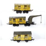 French JEP breakdown wagon and two box cars