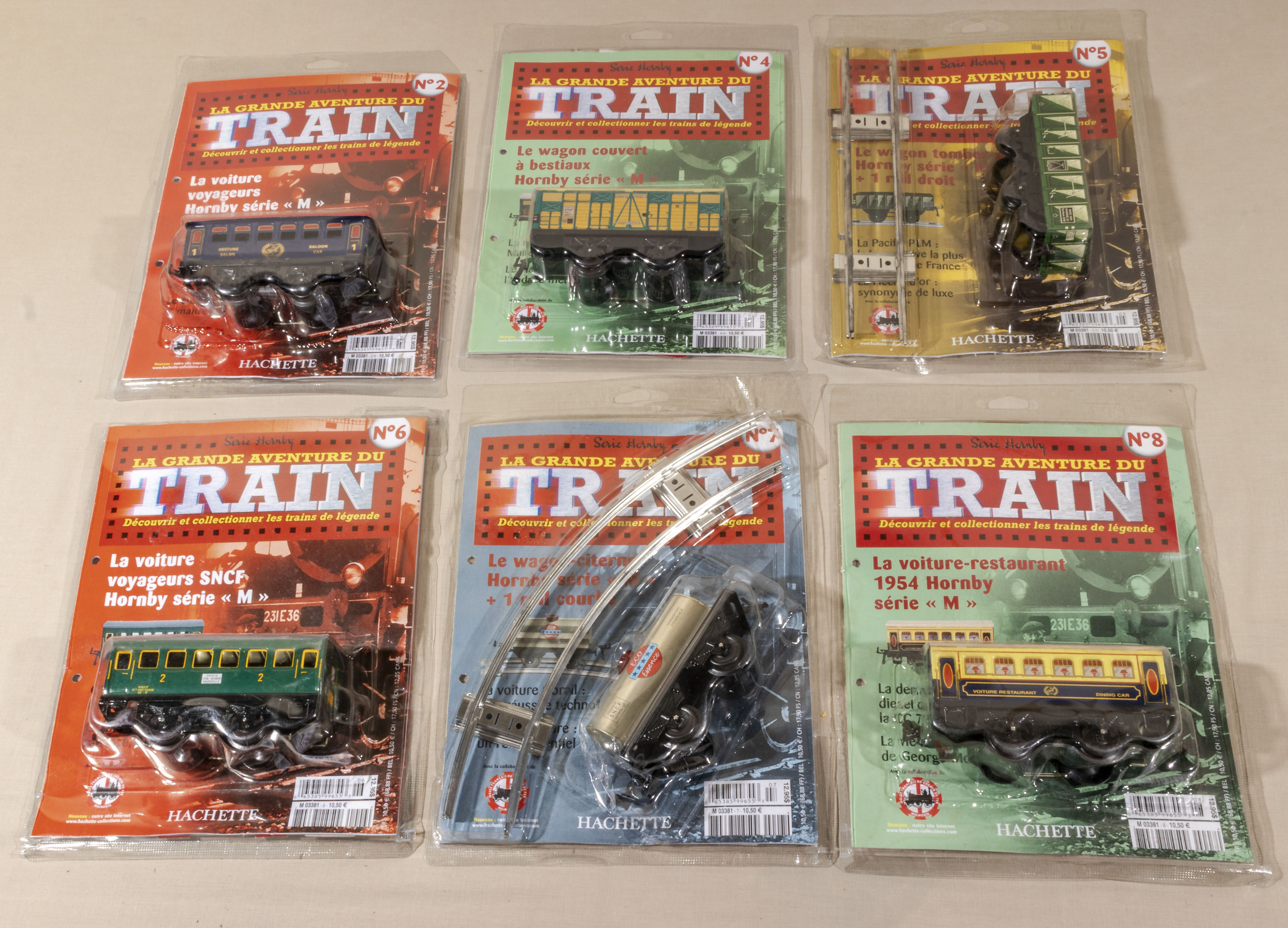 La Grande Adventure du Train, Numbers 2, 4, 5, 6, 7, 8