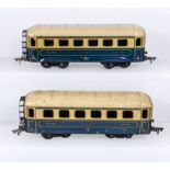 Two vintage JEP O gauge SNCF Pullman Coaches