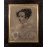 Thomas Unwins A.R.A. (1782-1857) a pastel portrait of Catherine McNab Stewart 2nd daughter of Duncan