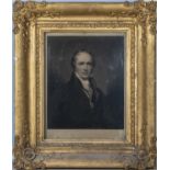 A gilt framed engraving of Sir James W Moncrieff Bart. L.L.B. Provenance: Being the property of