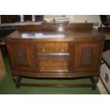 A heavy good quality 1930 oak sideboard.