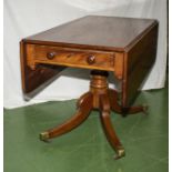 A Regency mahogany Pembroke table