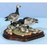 A Border Fine Arts figure group PS05 Barnacle Geese