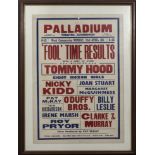 1951 Advertising Poster for the Edinburgh Palladium Theatre