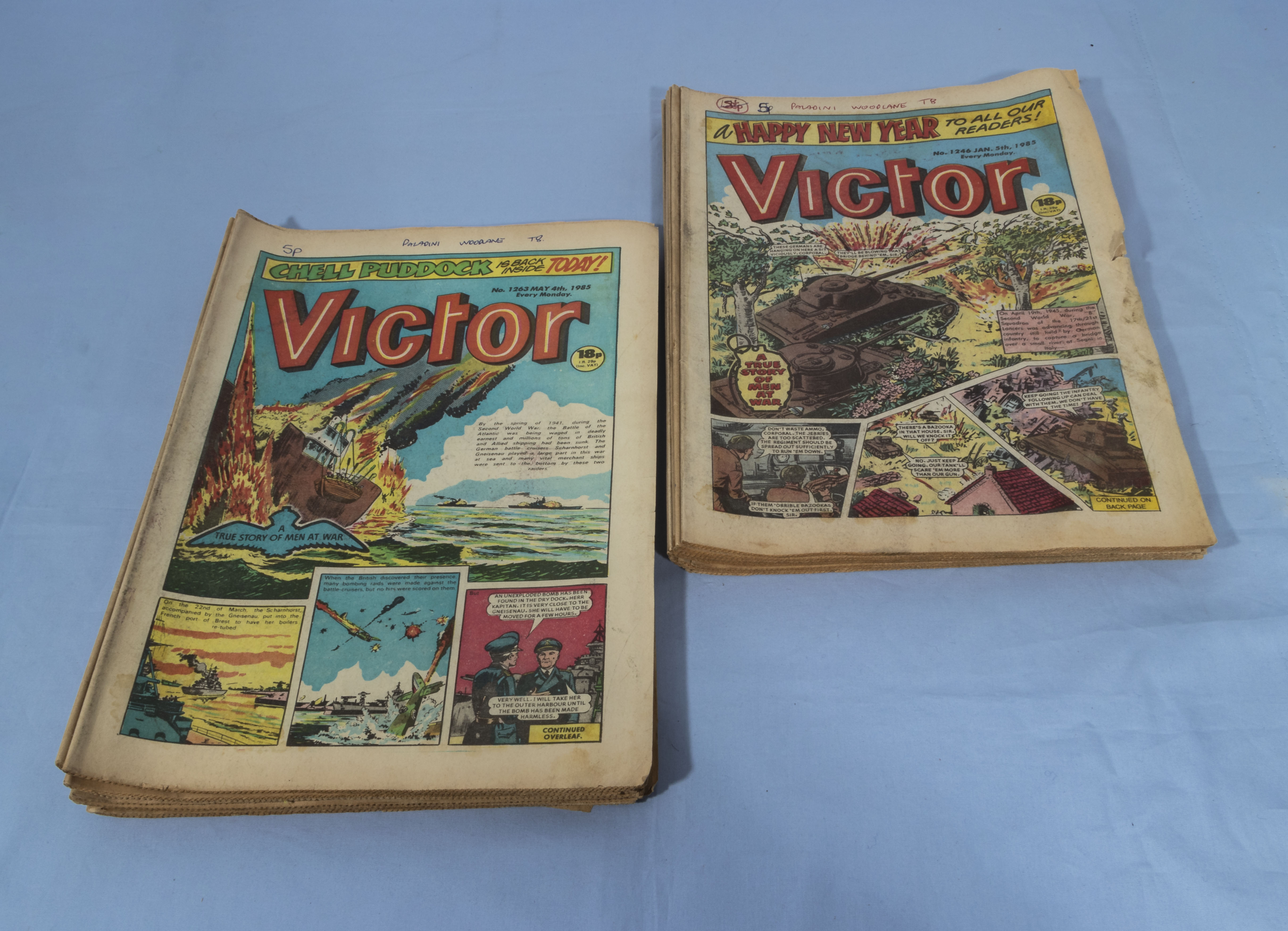 19 vintage 1985 Victor comics