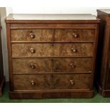 A Victorian chest of two over three drawers. Provenance: Being the property of the late Kenneth