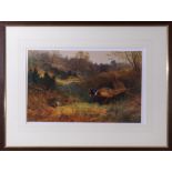 Archibald Thorburn - framed limited edition coloured print Autumn Sunshine #53/850 image size 31cm x