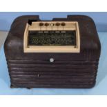 A Bush Bakelite radio A/F