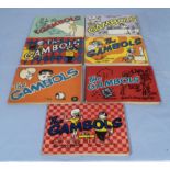 7 Vintage 1960's Gambols€ Annuals