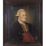 Framed oil on canvas portrait of Captain Duncan Stewart of Ardsheal, size 90cm x 78cmProvenance: