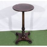 A small Victorian mahogany wine table. Provenance: Being the property of the late Kenneth