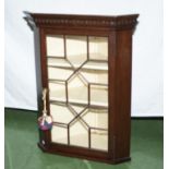 A Georgian corner cabinet