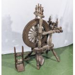 A vintage spinning wheel Provenance: Being the property of the late Kenneth Moncreiff Stewart last