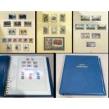 A Jersey stamp album containing stamps 1943/58/59 and 1969-1986