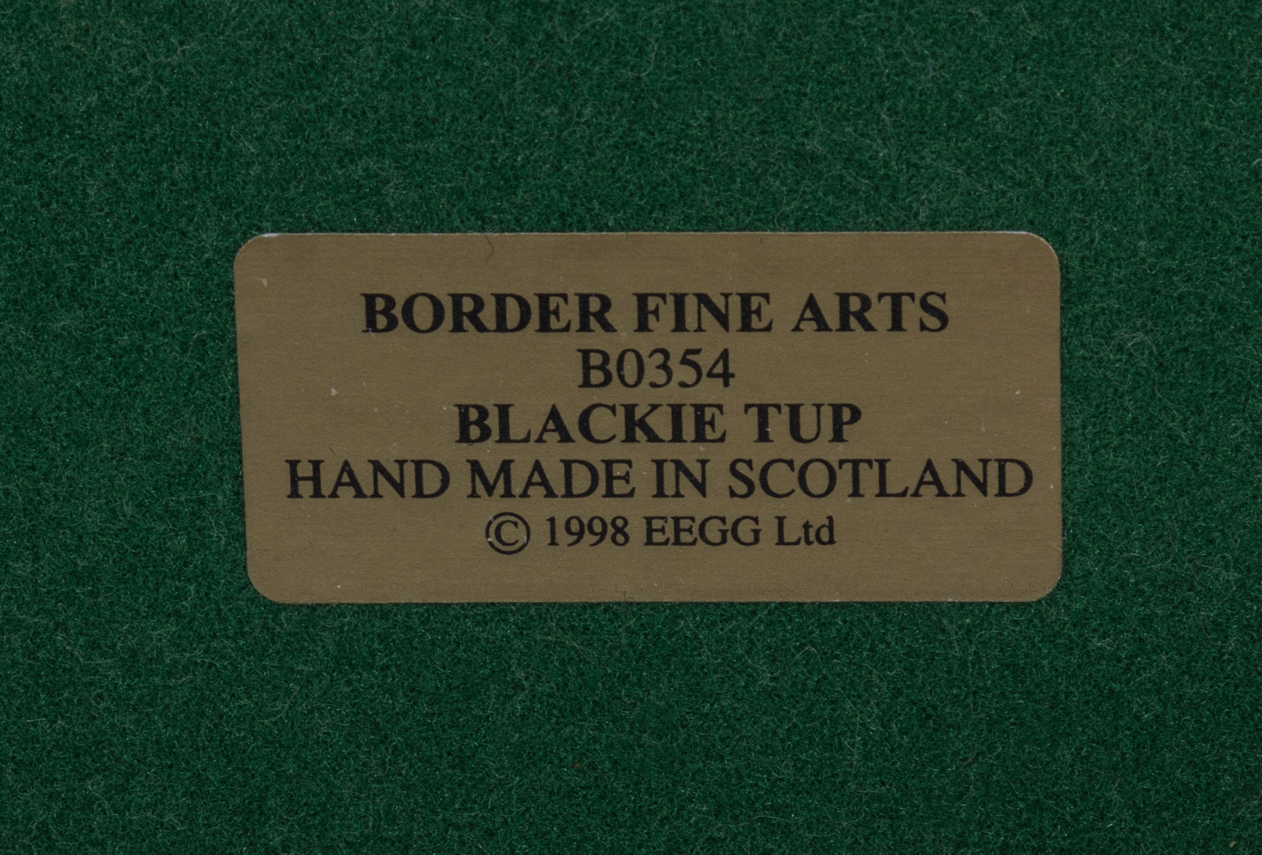 A Border Fine Arts figure group BO354 Blackie Tup - Image 3 of 3