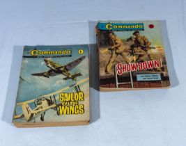 13 vintage Commando comics, numbers 227, 228, 231, 232, 233, 235, 239, 241, 242, 254, 255, 257,