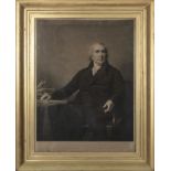 A framed engraving Sir Henry Moncrieff Willwood Bart. after the original painting by Henry Raeburn