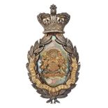 3rd and 4th Militia Bns. Manchester Regiment Victorian Officers pouch belt plate circa 1881-1901.