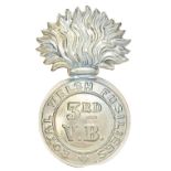 3rd (Glamorgan) VB Royal Welsh Fusiliers cap badge circa 1896-1908.
