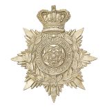 40th Lancashire Rifle Volunteer Corps Victorian helmet plate circa 1878-80. Good scarce die-