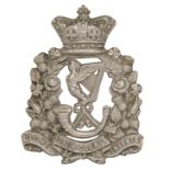 Irish Dublin County Light Infantry Militia Victorian glengarry badge circa 1874-81. Good scarce
