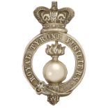Irish Royal Tyrone Fusiliers Militia Victorian glengarry badge circa 1874-81. Good scarce die-