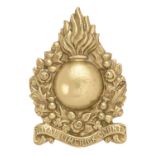 Irish Royal Limerick County Militia Victorian glengarry badge circa 1874-81. Good scarce die-stamped