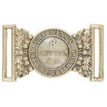 8th (Scottish) VB. The King's (Liverpool Regiment) waist belt clasp circa 1900-08. Good scarce