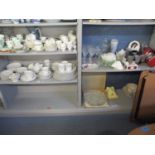 A mixed lot of ceramics and glass to include a Madeira fine china dinner service, Royal Doulton