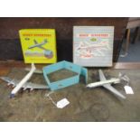 Dinky Supertoys 997 SE210 air liner 1962-65, silver, white, blue Air France F BGNY metal wheels with