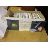 Box of Beatles and related singles records