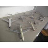 Dinky Toys Diecast, Eleven aircraft to include Empire Flying Boat Armstrong Whitworth, Super G,