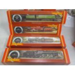 Four boxed 00 gauge Hornby locomotives to include a R.349 King Henry VIII, R.311 Due of