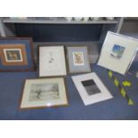 A selection of framed and engraved, signed limited edition engravings and prints to include a
