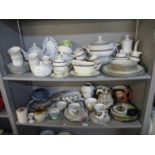 A miscellaneous lot of ceramics to include a Mittertech part dinner and coffee service, a Minton