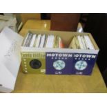 Box of Motown singles records