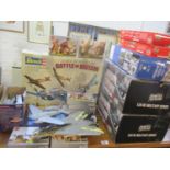 A quantity of Airfix kits together with two boxed Forces of Valor, as new