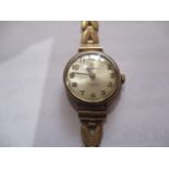 A 9ct gold Rodania ladies wristwatch, total weight 12.94g