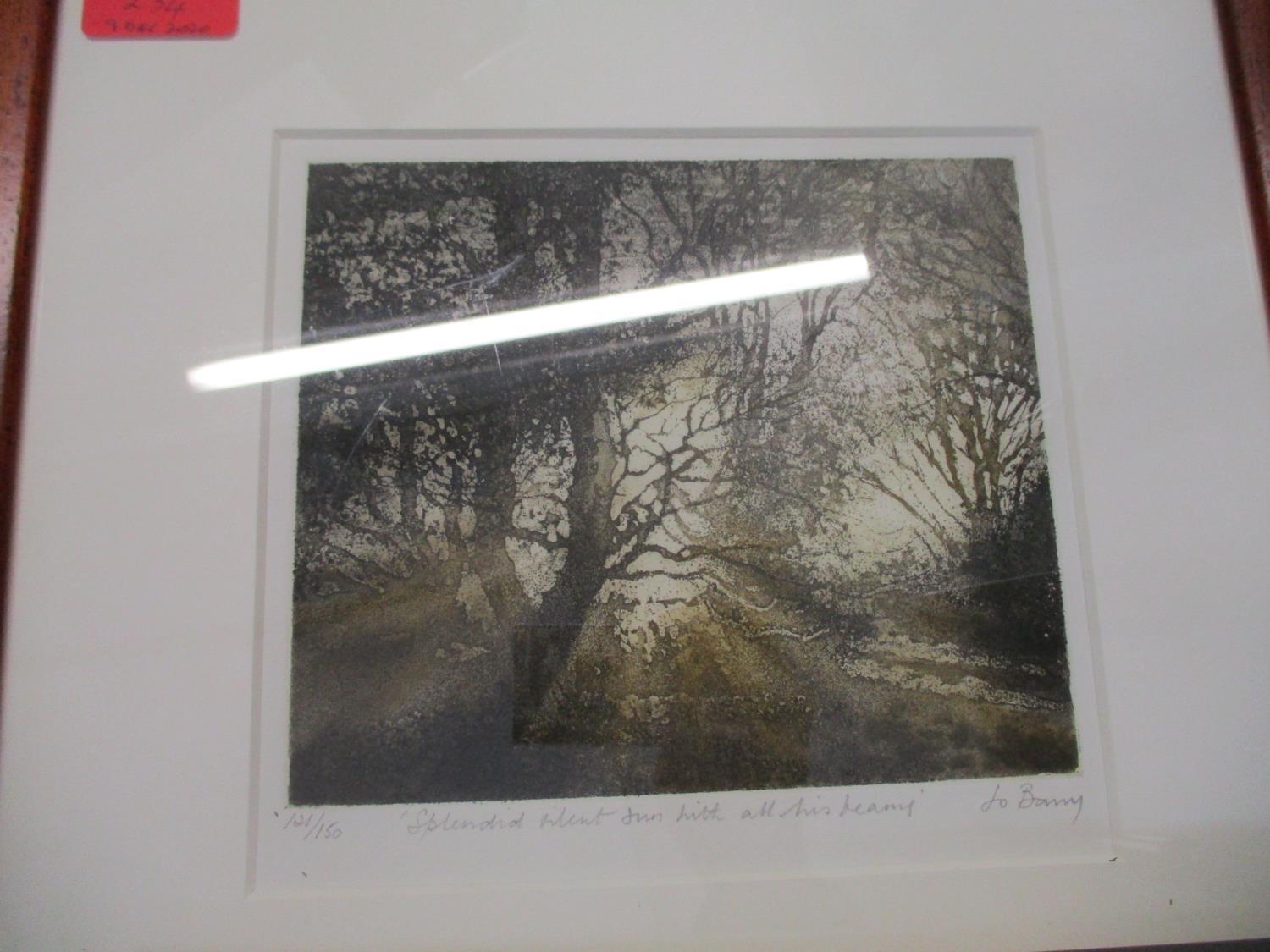 A mixed lot to include Jo Barry - Splendid silent sun with all his dreams' engraving signed, - Image 6 of 8