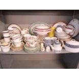 Mid to late 20th century ceramic tableware to include a Susie Cooper part tea set, Wedgwood