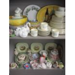Twentieth Century household ceramics to include Ye Old English coffee cans and saucers in mixed