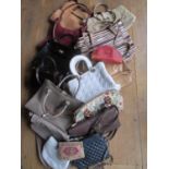 A quantity of modern fashion shoulder bags and handbags to include Tula, Franschetti, White Stuff,