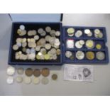 A collection of 18th century and later Russian and Polish coins to include an 1818 Silver Russian