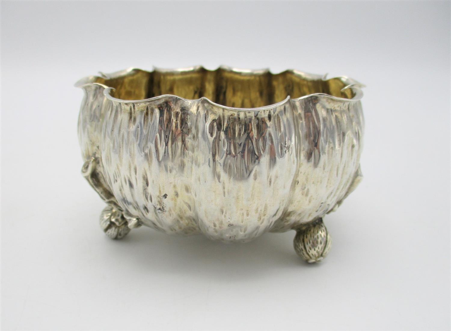 A Victorian silver Aesthetic Movement bowl by Hukin & Heath, design attributed to Sir Christopher