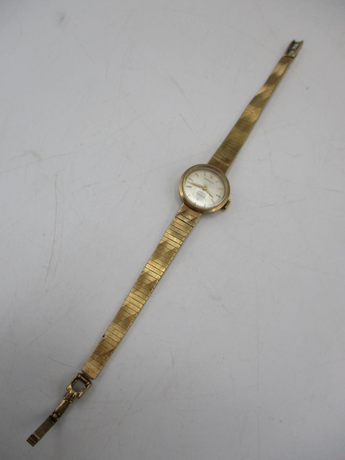 A Rolex Precision 9ct gold ladies manual wind wristwatch circa 1960s. The case back hallmarked 375 - Image 2 of 7