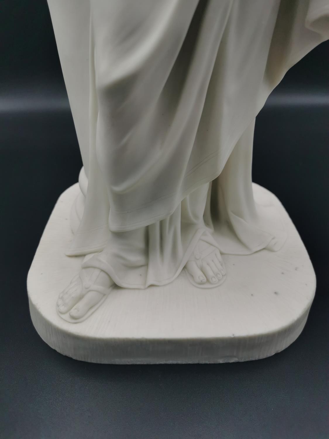 A Kerr & Co Worcester parian ware figure of Lucretia, with blue printed Worcester mark to underside, - Image 5 of 14